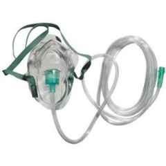 Wellstar Transparent Respirator Oxygen Mask for Adult, MM-17-10 (Pack of 10)