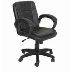 Sunview Black Medium Back Office Chair (Pack of 2)
