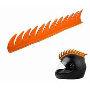 orange mohawk helmet