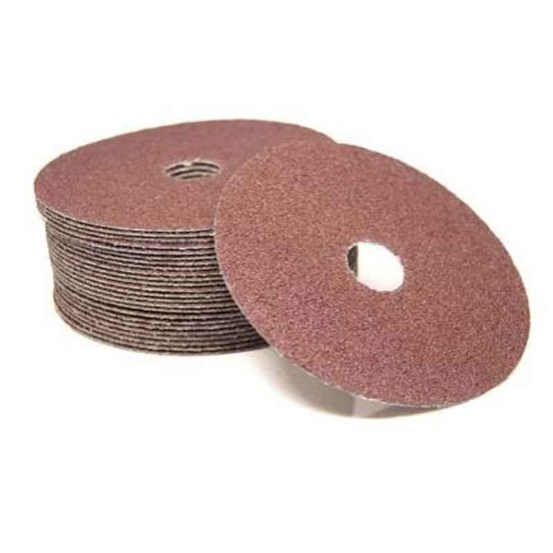 Gazelle 180mm F227E Type 100 Grit Aluminium Oxide Fiber Disc, GSD7/100 (Pack of 25)