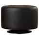 Furniturstation Leatherette Black Revolving Ottoman Stool, SBF_OT01BK