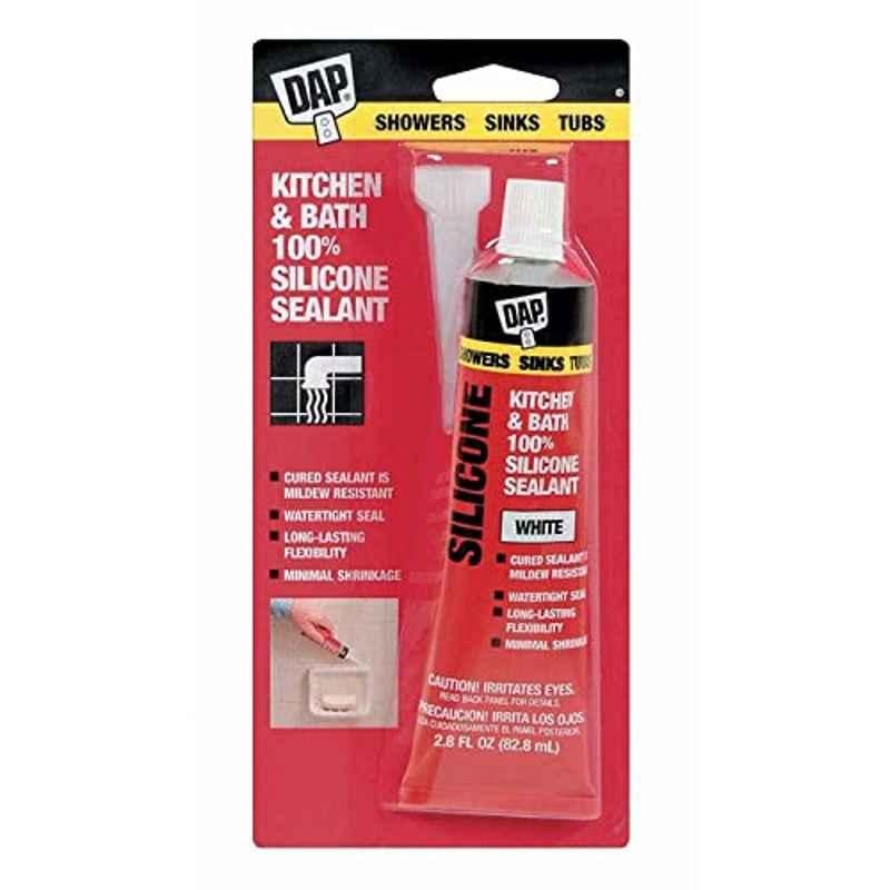 DAP 2.8oz Kitchen & Bath Rubber Sealant