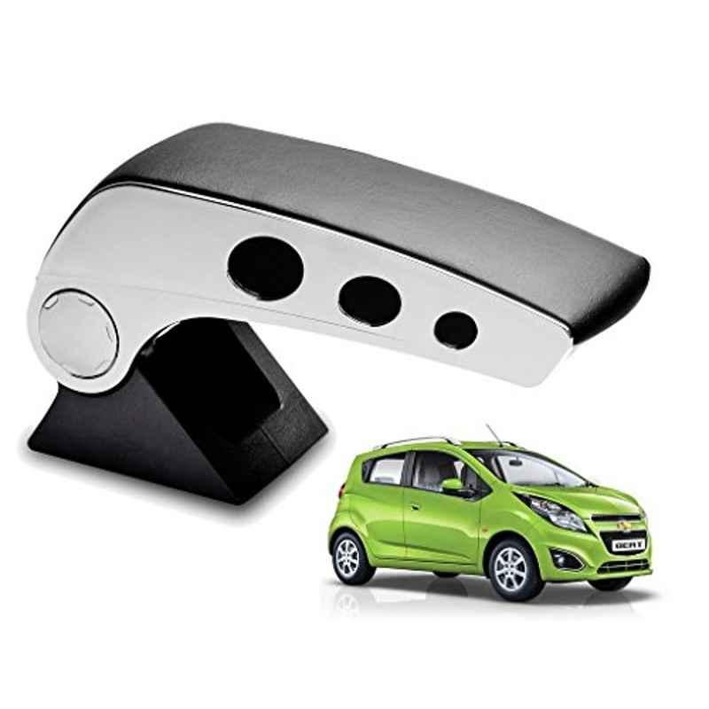 Kozdiko Black Chrome Finish Car Armrest for Chevrolet Beat