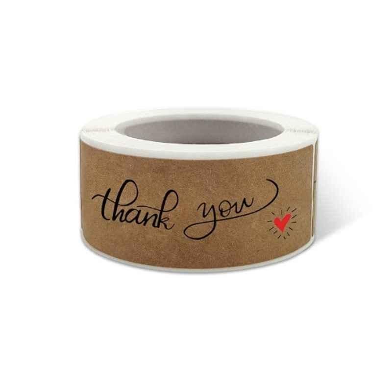 Rubik 1000 Labels Style E Thank You Labels Sticker Roll (Pack of 2)