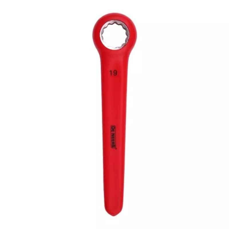 De Neers 21mm Dipped Insulated Steel Single Ring End Spanner