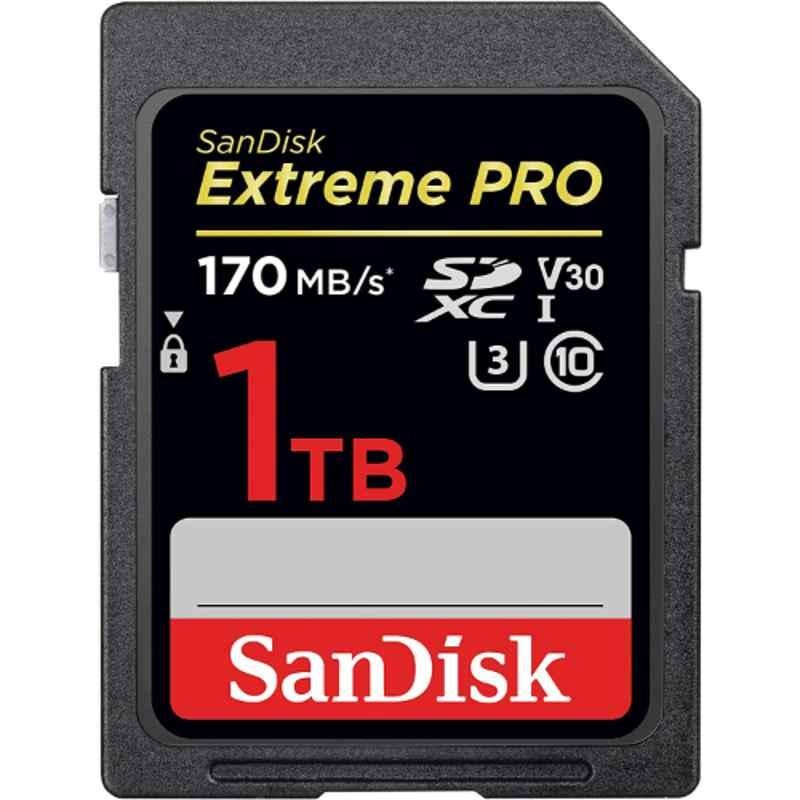 Sandisk Extreme Pro 1TB SDXC Memory Card, SDSDXXY-1T00-GN4IN