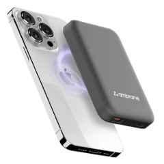 Ambrane Aerosync PB12 10000mAh Black Magsafe Wireless Power Bank for iPhone