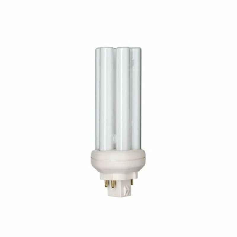Philips 26W GX24Q-3 3000K Warm White Compact Fluorescent Lamp, MASTER-PL-T-26W-830-4P