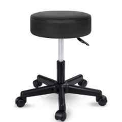 Yes Kay Patient Revolving Stool with MS Frame & Cushioned Top