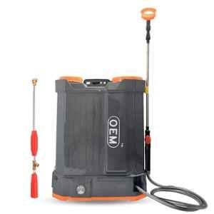 OEM 12V 10A 18 Litre Virgin Plastic Dark Grey Battery Operated Sprayer with 4 Nozzles