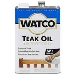 Rust-Oleum Watco 67131 3.78L Wood Finish Teak Oil for Interior & Exterior Surfaces