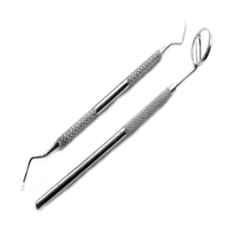 Forgesy 2 Pcs Stainless Steel Dental Teeth Cleaning Kit, GSS081