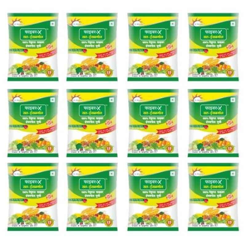 Dr. Morepen 10g Fiber-X Sat Isabgol, Psyllium Husk Powder (Pack of 12)
