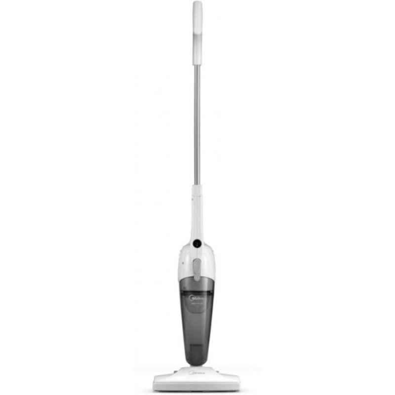 Midea 600W 0.8L White Upright 2-in-1 Vacuum Cleaner, SC861W