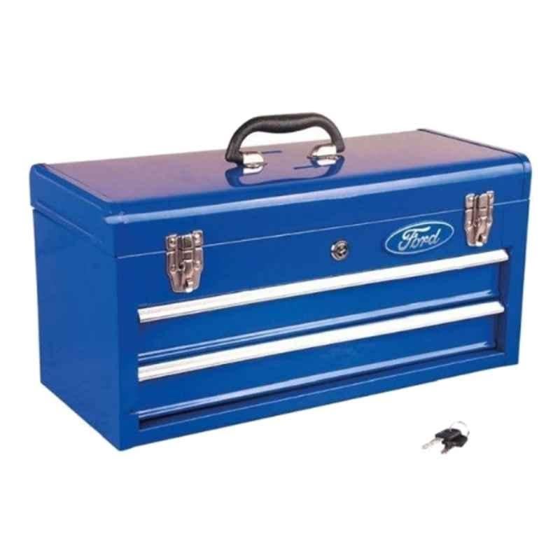 Ford 2 Drawers Portable Tool Box, FCA-024, 51x21.8x25 cm
