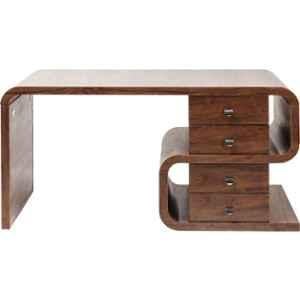 The Attic 140x60x76cm Sheesham Wood Honey Cambrai Study Table, KL-2037