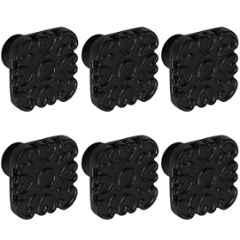 Plantex Knobs for Drawer/Square Drawer Knobs/Knobs for Cabinets/Pull-Push Knobs for Kitchen/Bedroom Drawer (Pack of 6) DTK-299, Black