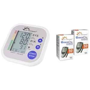 Dr Morepen Dr. Morepen BP-02 Blood Pressure Monitor & BG-03 Gluco One 100 Test Strips Combo