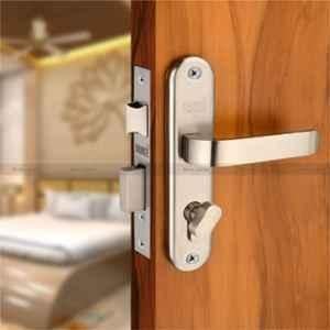 Duke 8 inch 25-40mm Stainless Steel Mortise Lock Set with 3 Keys & Brass Bolt, 302+1008SSCYOSK