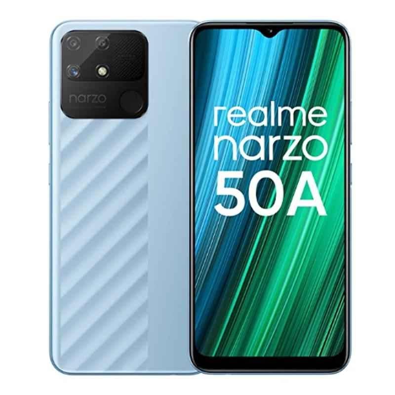 Realme Narzo 50A 4GB/64GB 6.5 inch Oxygen Blue Smartphone, RMX3430