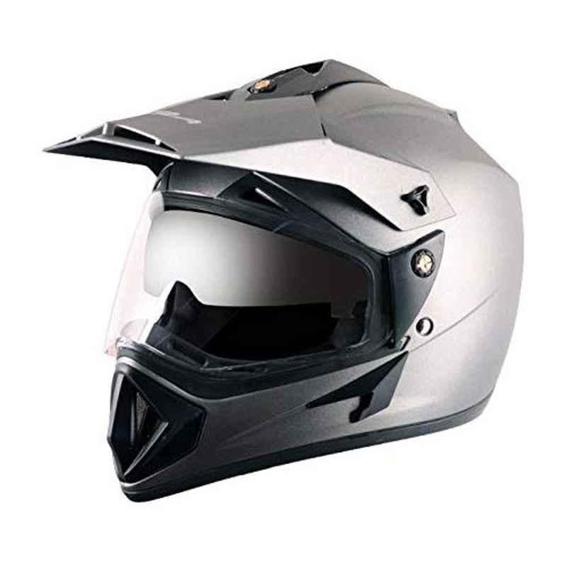 Vega Medium Size Dull Anthracite Off Road D/V Helmet