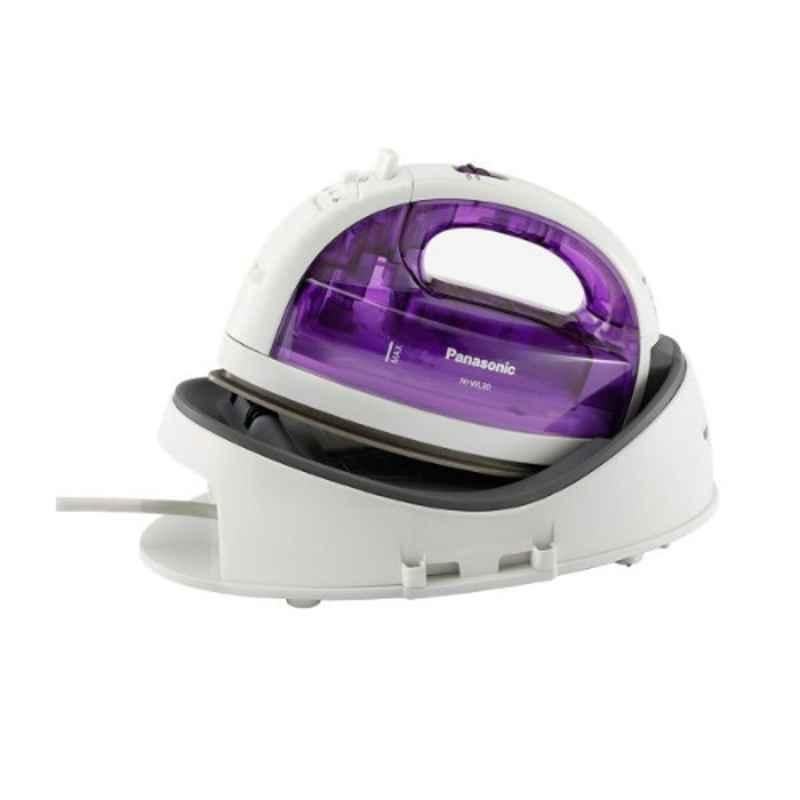 Panasonic 1550W White & Purple Titan Cordless Steam Iron, NI-WL30VTH