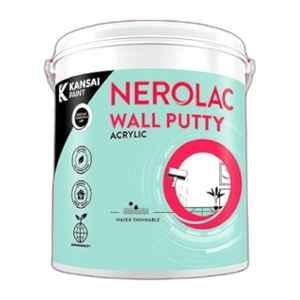 Nerolac 20kg White Acrylic Wall Putty with Crack Resistant, FastDrying & Non Toxic