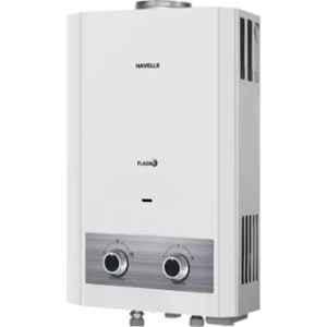 Havells Flagro 5.5 Litre White & Grey Gas Water Geyser, Gas Consumption: 5.5 kg/hr