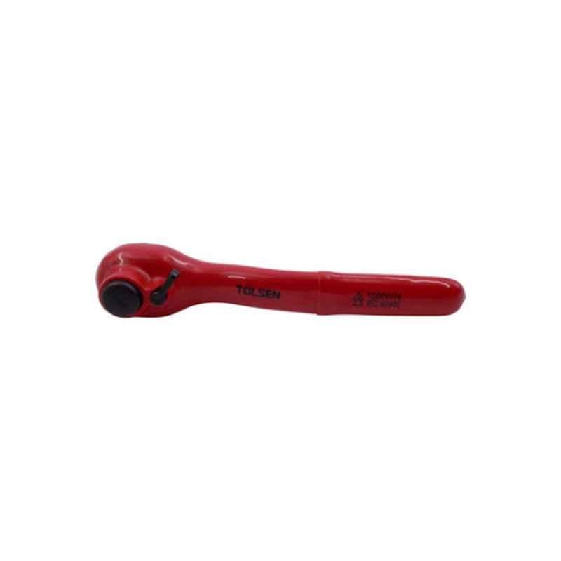 Tolsen 42112 10 inch Metal Red & Black Ratchet