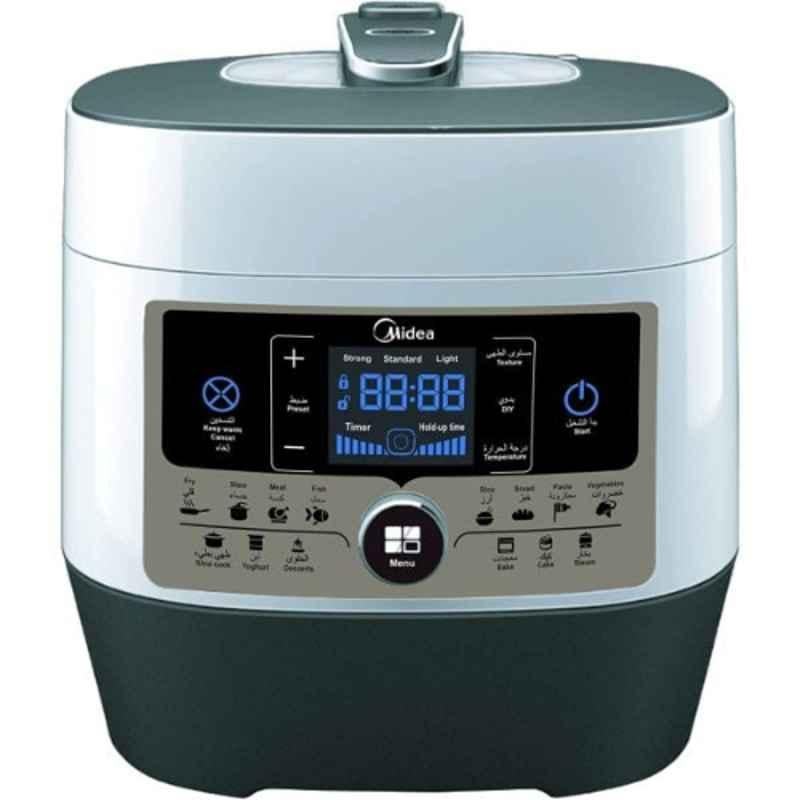 Midea 6L 1000W White Electric Pressure Cooker