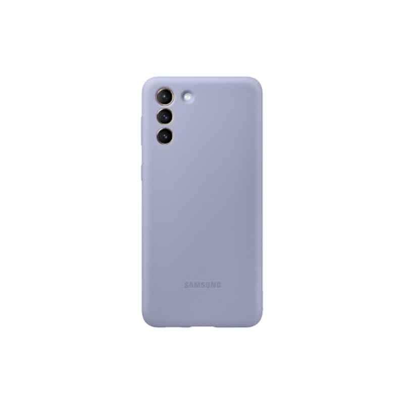 Samsung Galaxy S21 Plus Silicone Violet Back Mobile Cover, EF-PG996TVEGWW