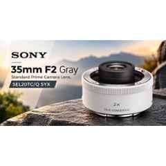 Sony SEL20TC 35mm F2 Gray Standard Prime Camera Lens, SEL20TC/Q SYX