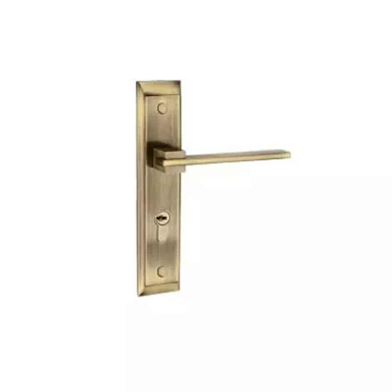 Bonus Premier 70mm 8 inch Brass Brush Brass Finish Emerald-2 Handle Set, Door Thickness: 30-48 mm