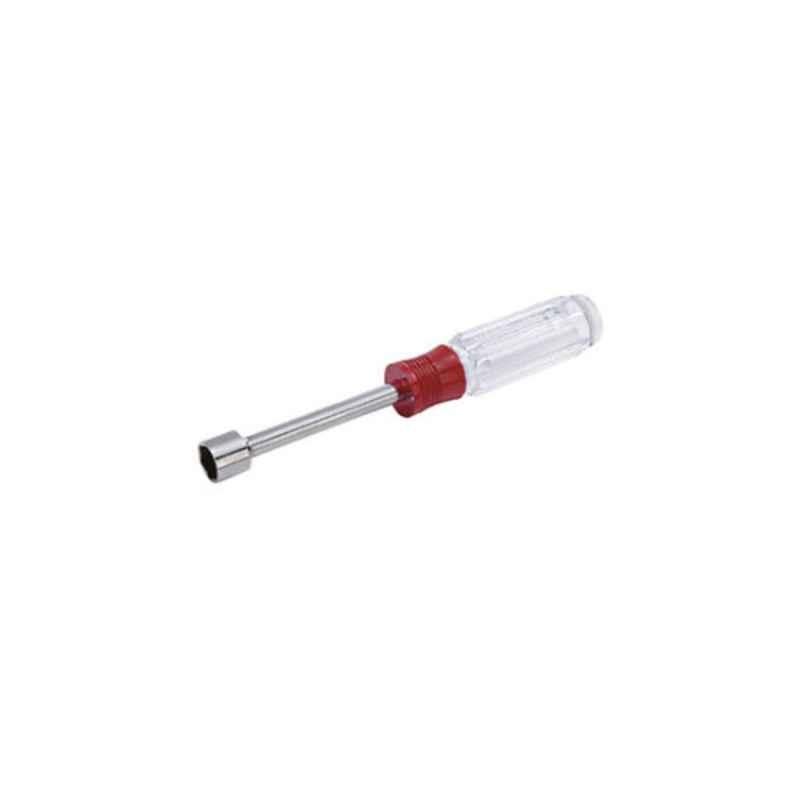 Hero 6600-8 8 inch Metal Silver, Clear & Red Socket Driver