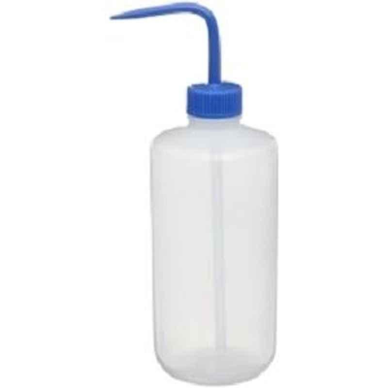 Tarsons 560091 Low-Density Polyethylene 1000 ml Wide Mouth Wash Bottle