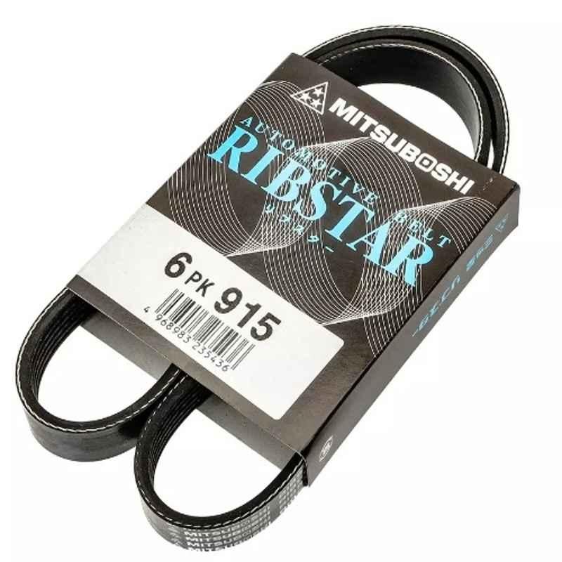 Mitsuboshi Rib Star 915mm 6 Threaded PK-Type Belt, 6PK915