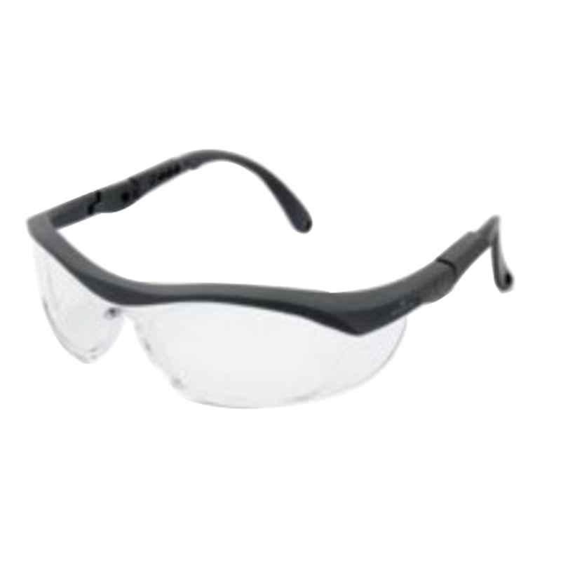 Techtion Workrite Multipro Mette Black Nylon Frame Smoke Hard Coated Anti-UV Anti-scratch & Anti-fog Safety Spectacles
