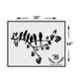 Kayra Decor 16x24 inch PVC Birds Wall Design Stencil, KHS252