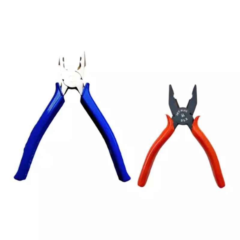 Sky Blue 2 Pcs 7.8 inch Lineman Plier Combo, SBE_PLIER_COMBOS_COMBO_127
