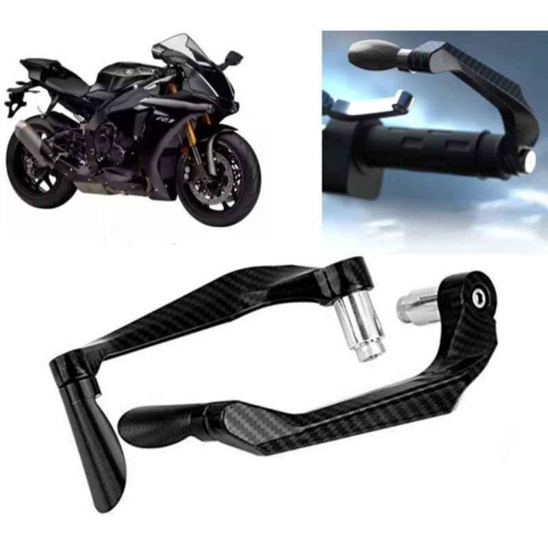 Auto Pearl 2 Pcs Aluminium Carbon Black Brake Clutch Lever Set for Yamaha YZF R1