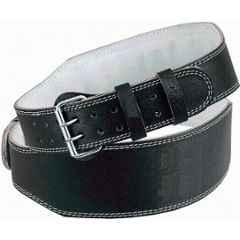 QUIT-X 4 inch Black Single Prong Weight Lifting Belt for Powerlifting with 10mm Thickness, Size: Free