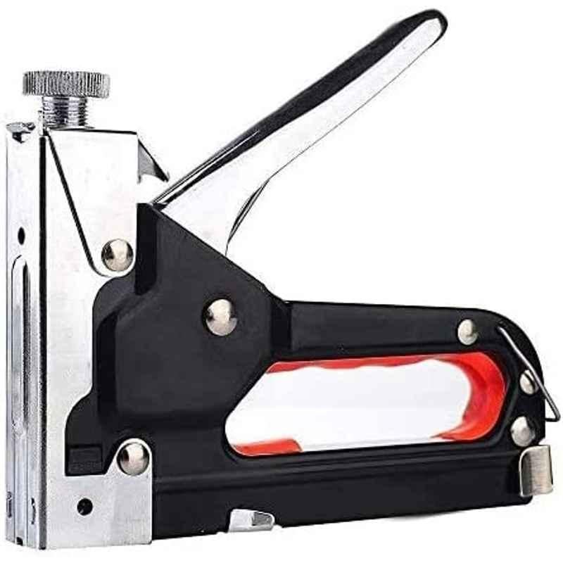 Robustline 3-In-1 Staple Gun Upholstery Stapler Heavy Duty Power Crown Shooter Tacker Hand Operated Stainless Steel Nail Gun Tool For Fixing Material Carpentry Furniture Doors And Windows