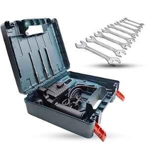 Walkers 750W Forward & Reverse Rotation Hammer Impact Drill Machine with 3 Bits & 8 Pcs Double Open End Wrench, WKCB333