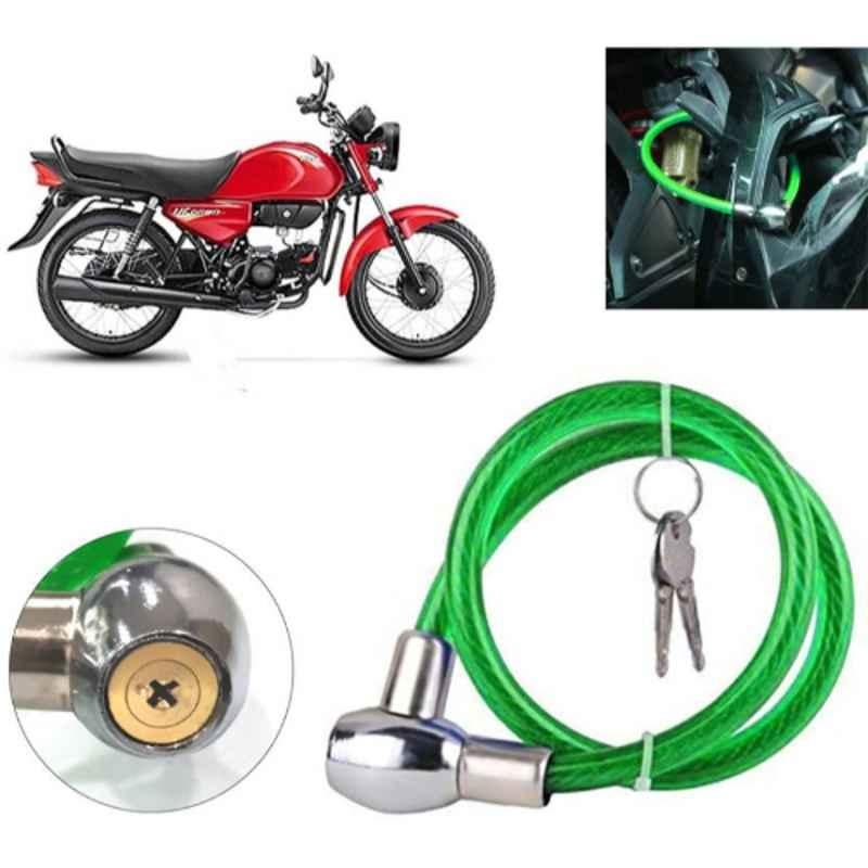 Auto Pearl PVC & Plastic Green Heavy Duty Cable Lock for HF Dawn BS6, 152
