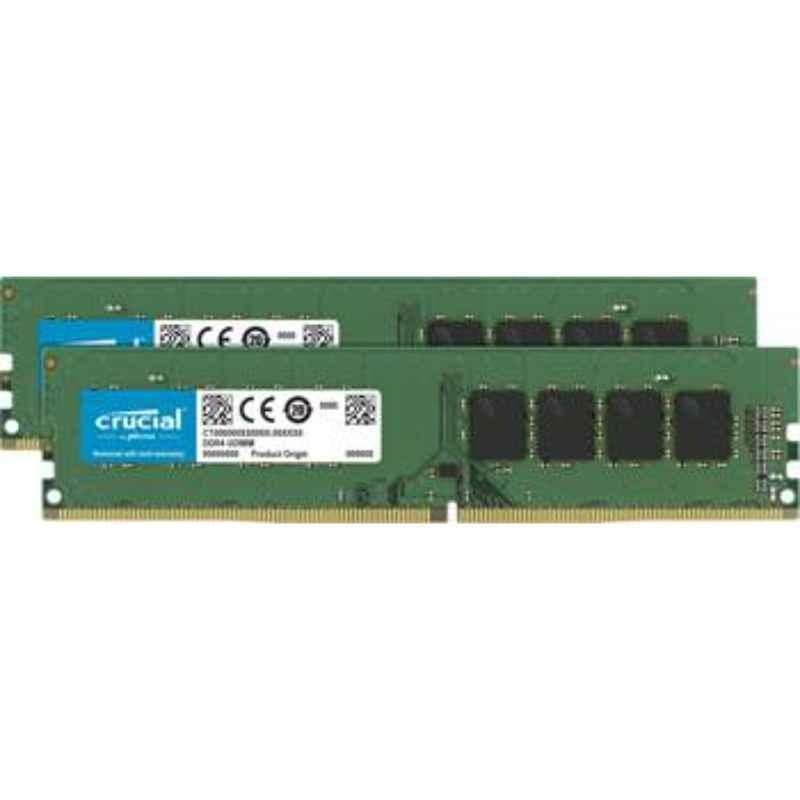 Crucial 16GB Kit (2x8GB) DDR4 2400MHz RAM, CT2K8G4DFS824A
