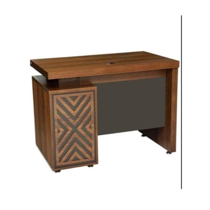 Karnak KH265 100x60x75cm Wooden Brown Modern Office Table Desk with Drawer