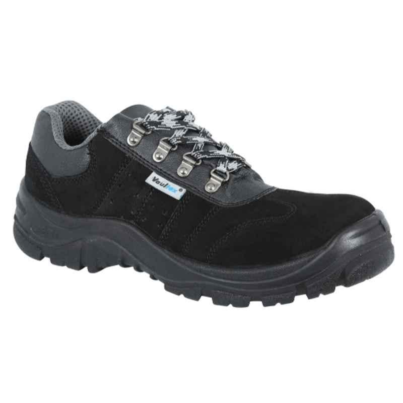 Vaultex MCP Steel Toe Dark Brown Safety Shoes, Size: 40