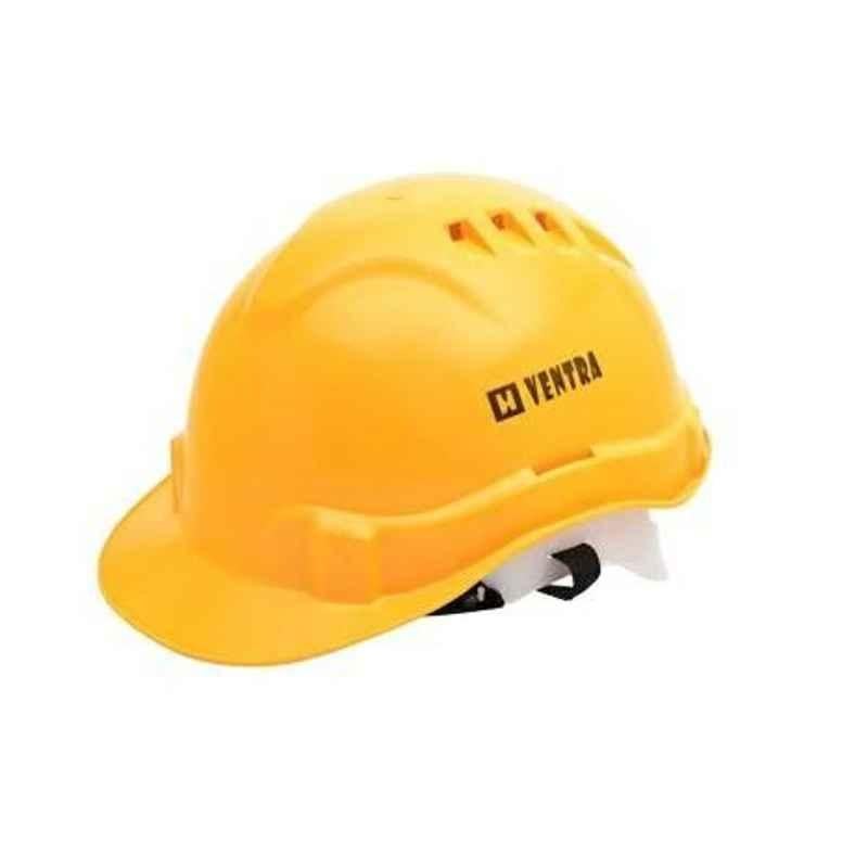 Heapro Yellow Nape Type Safety Helmet, VLD-0011 (Pack of 20)
