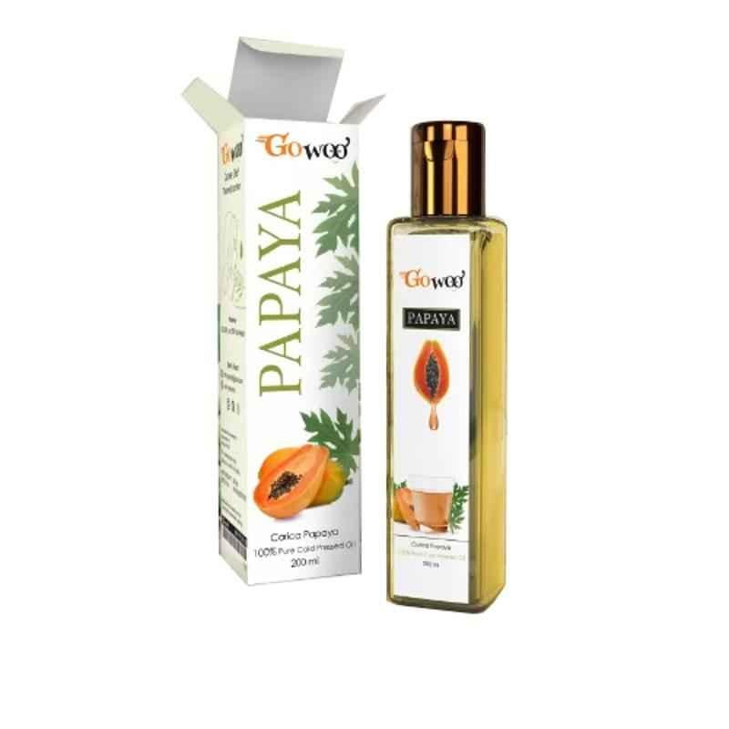 GoWoo 200ml Papaya Seed Carrier Oil for Oily Skin, GoWoo-P-207