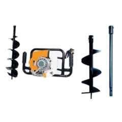 Kanak 71cc Engine Heavy Duty Drill Hole Earth Auger with 4 & 8 inch Drill with 1m Extension Rod